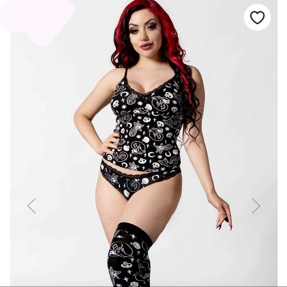 COPY - NWT Killstar Purr off cami top black size large - Picture 2 of 4